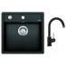 BLANCO Kit évier Dalago 5 Silgranit anthracite +mitigeur Mida anthracite