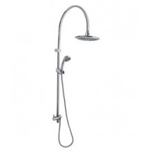 NOVASERVIS ensemble de douche combiné avec raccord supérieur, chrome SET061,0