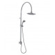 NOVASERVIS ensemble de douche combiné avec raccord supérieur, chrome SET061,0