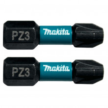 Makita B-63650 Embouts Impact Black 25 mm (PZ), Hexa 1/4''