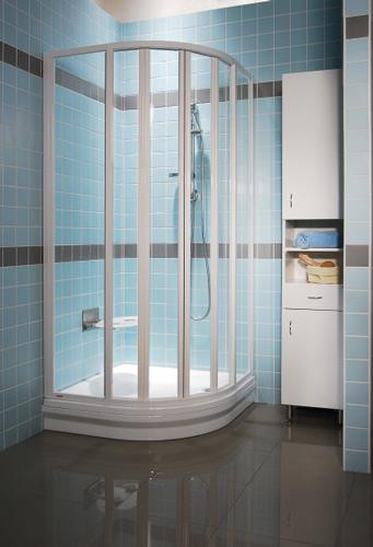 RAVAK SUPERNOVA SKKP6-90 Cabine de douche en quart de cercle blanc+transparent 32070100Z1