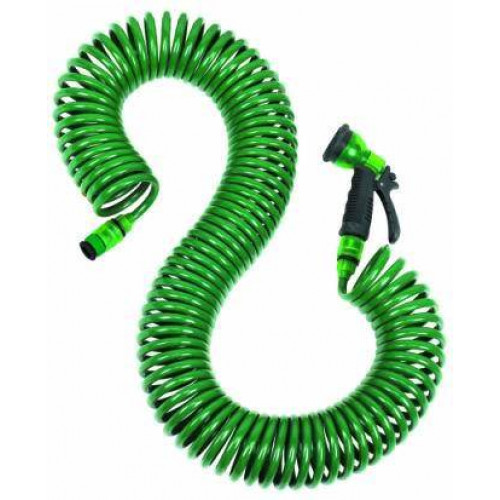 Kit Flexible d'arrosage 15 m avec pistolet d´arrosage et raccord 8089