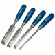 Stanley 0-16-129 Set de 4 ciseaux a bois 5002 (6, 12, 18, 25mm)