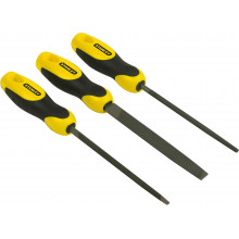Stanley 0-22-445 Jeu de limes bâtardes 150mm, 3 pieces