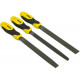 Stanley 0-22-464 Jeu de limes bâtardes 200mm, 3 pieces