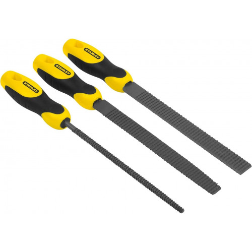 Stanley 0-22-477 Jeu de limes 200mm, 3 pieces