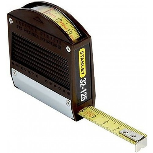 Stanley 0-32-125 Panoramic Metre ruban 3m/12,7mm, boitier a lecture directe