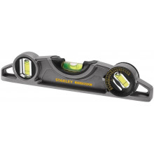 Stanley 0-43-609 FatMax Pro Torpedo Niveau 25cm, aluminium, magnetique