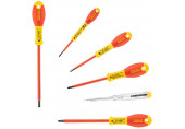 Stanley 0-65-441 FatMax Tournevis isolés (plats/Phillips), jeu de 6 pieces
