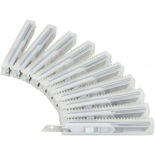 Stanley 1-11-300 Lames de cutter 9mm, 10 x 10 pcs