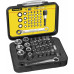 Stanley 1-13-907 Jeu de embouts 1/4" avec clé a cliquet Expert, 40 pieces