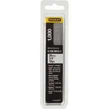 Stanley 1-SWKBN075T 20mm / 3/4" / Clou Type 8/300/E/J Boîte 1000 Pieces