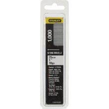 Stanley 1-SWKBN100T 25mm/1"/18 Clous type 8/300/E/J, 1000 pieces