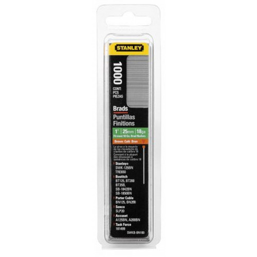 Stanley 1-SWKBN1187T, 30 mm /1 3/16" Clou escamotable type 8/300/E/J, 1000 pieces