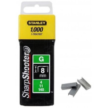 Stanley 1-TRA705T Agrafes type G 4/11/140, 8mm, boite de 1000pcs