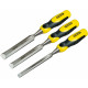 Stanley 2-16-887 DynaGrip Ciseaux a bois, 3 pieces (10, 15, 20mm)