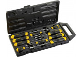 Stanley 2-65-005 CushionGrip Tournevis Phillips et plats, jeu de 10 pieces