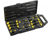 Stanley 2-65-014 CushionGrip Jeu de tournevis en coffret, 10 pieces
