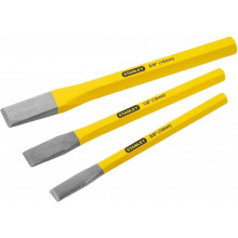 Stanley 4-18-298 Set de 3 burins de serrurier