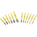 Stanley 4-18-299 Pointeaux, burins et chasse-goupilles, jeu de 12 pieces