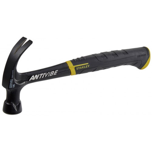 Stanley FMHT1-51275 FatMax AntiVibe Marteau arrache-clou, courbé, 453g