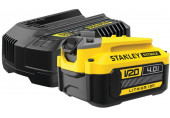 Stanley SFMCB14M1 FatMax Starter kit chargeur + 1 batterie V20 4,0Ah