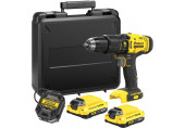 Stanley SFMCD711D2K-QW FatMax Perceuse-visseuse a percussion (50Nm/18V/2x2,0Ah), coffret