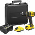 Stanley SFMCD721D2K V20 Perceuse visseuse a percussion (80Nm/18V/2x2,0Ah), coffret