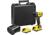 Stanley SFMCF820D2K FatMax V20 Clé a chocs a trois vitesses 1/4" (18V/2x2,0Ah), coffret