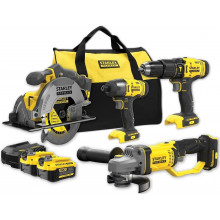 Stanley SFMCK469M2 FatMax V20 Set outils sans fil (18V/2x4,0Ah), sac