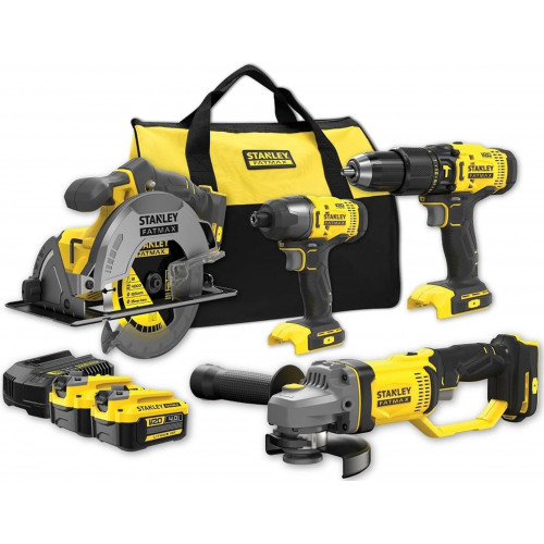 Stanley SFMCK469M2 FatMax V20 Set outils sans fil (18V/2x4,0Ah), sac
