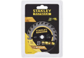 Stanley STA10410-XJ Lame de scie pour bois TCT 89 x 10 mm, 24 dents