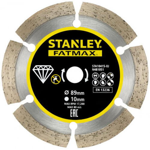 Stanley STA10415 FatMax Disque a tronçonner diamanté 89x10mm