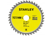 Stanley STA13035-XJ Lame de scie pour bois 190x30mm, 40 dents
