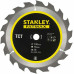 Stanley STA15370 Lame de scie pour bois 190x16mm, 18 dents
