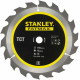 Stanley STA15370 Lame de scie pour bois 190x16mm, 18 dents