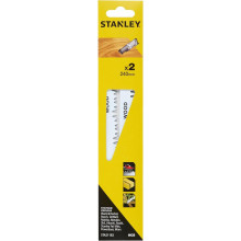 Stanley STA21182-XJ Lames de scie HCS pour branches, longueur 240mm, lot de 2