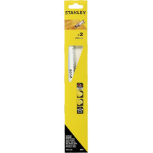 Stanley STA21252-XJ Lames de scie HCS pour bois et plastique, longueur 305mm, lot de 2