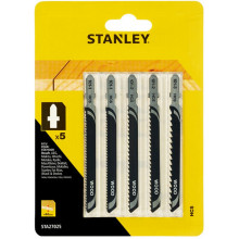 Stanley STA27025-XJ 5 lames en T pour scie sauteuse – HCS, pour bois