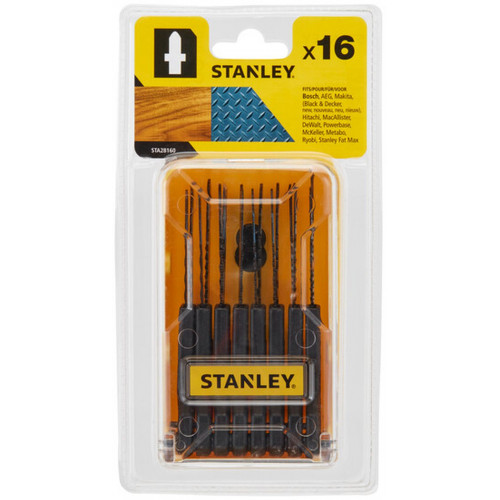 Stanley STA28160-XJ 16 lames en T pour scie sauteuse – HCS-HSS, pour bois et métal Stanley STA28160-XJ 16 lames en T pour scie sauteuse – HCS-HSS, pour bois et métal