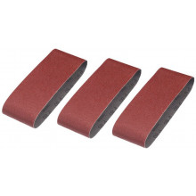 Stanley STA33101-XJ Bandes abrasives 75x457mm, P80, lot de 3