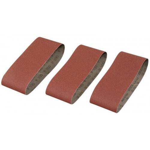 Stanley STA33106-XJ Bandes abrasives 75x457mm, P100, lot de 3 Stanley STA33106-XJ Bandes abrasives 75x457mm, P100, lot de 3