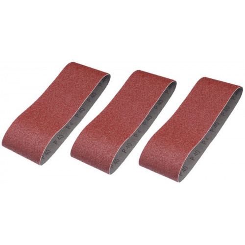 Stanley STA33181-XJ Bandes abrasives 75x533mm, P40, lot de 3 Stanley STA33181-XJ Bandes abrasives 75x533mm, P40, lot de 3