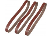 Stanley STA33311-XJ Bandes abrasives, P60, 13x455mm, lot de 3