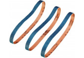 Stanley STA33316-XJ Bandes abrasives, carbure de silicium, P60, 13x455mm, lot de 3