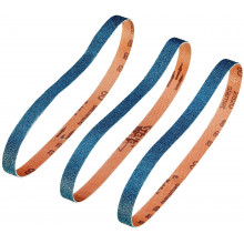 Stanley STA33316-XJ Bandes abrasives, carbure de silicium, P60, 13x455mm, lot de 3