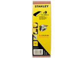 Stanley STA33481-QZ Bandes abrasives 75x533mm, 3x P60, 3x P80, 3x P100, lot de 9