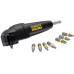 Stanley STA88582-XJ Embout de vissage a angle droit avec jeu de 9 embouts 25mm