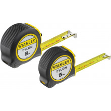 Stanley STHT0-74260 Tylon Metre a ruban 5m/19mm et 8m/25mm