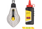 Stanley STHT47612-0 Kit cordeau traceur 6:1, 30m